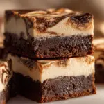 frosted mocha brownie bars - featured image