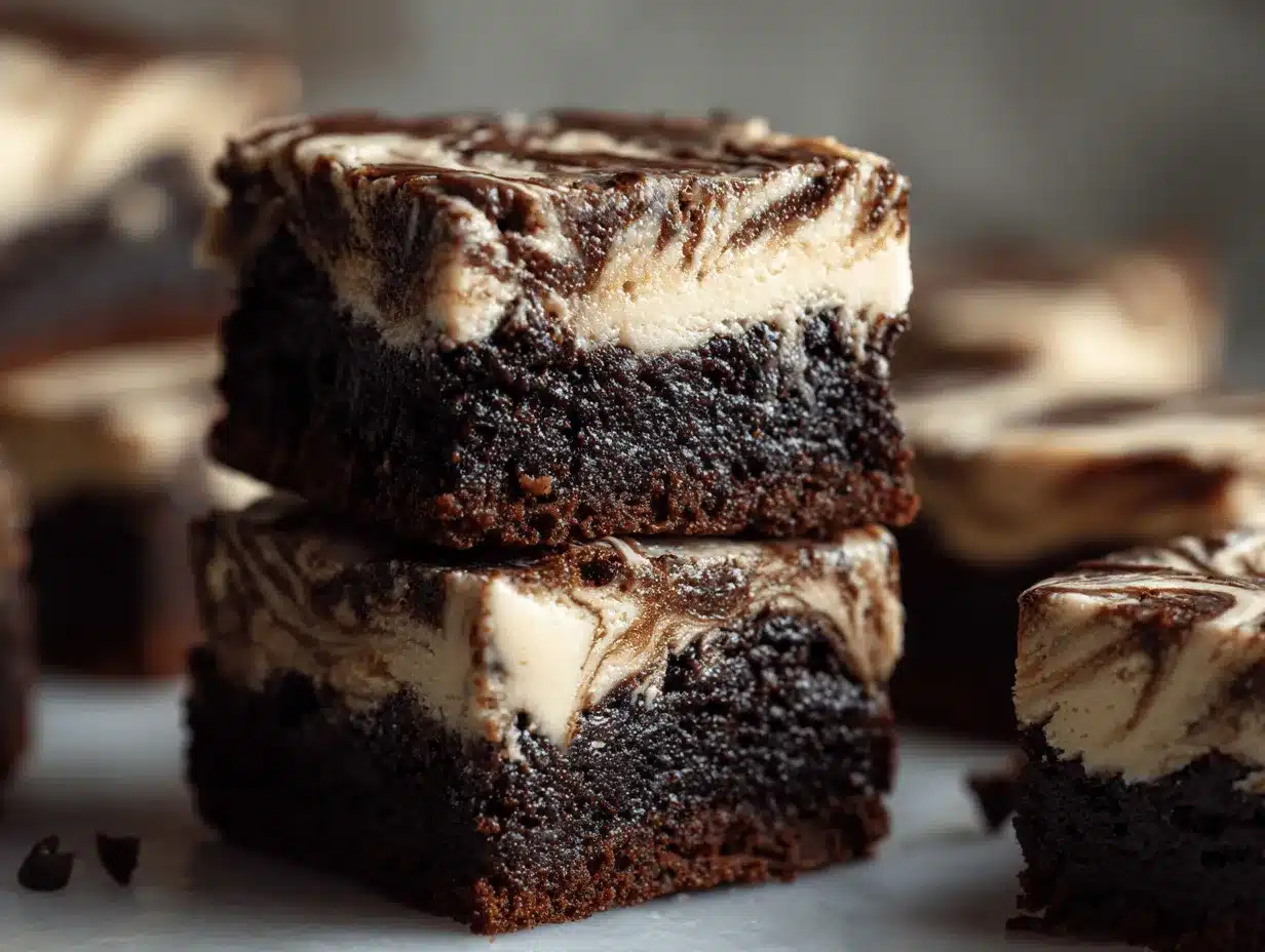 frosted mocha brownie bars preparation steps