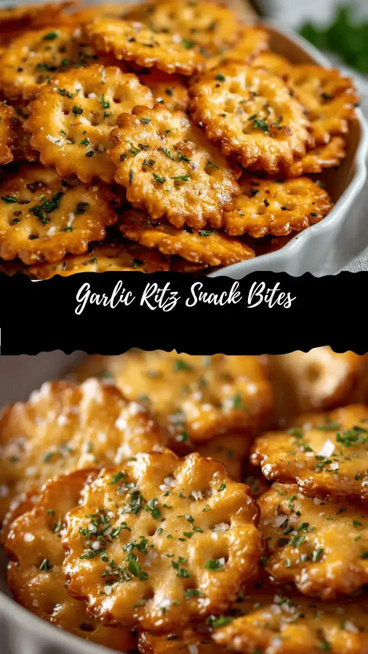 garlic Ritz snacks recipe