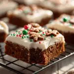 gingerbread bars recipe - featured image