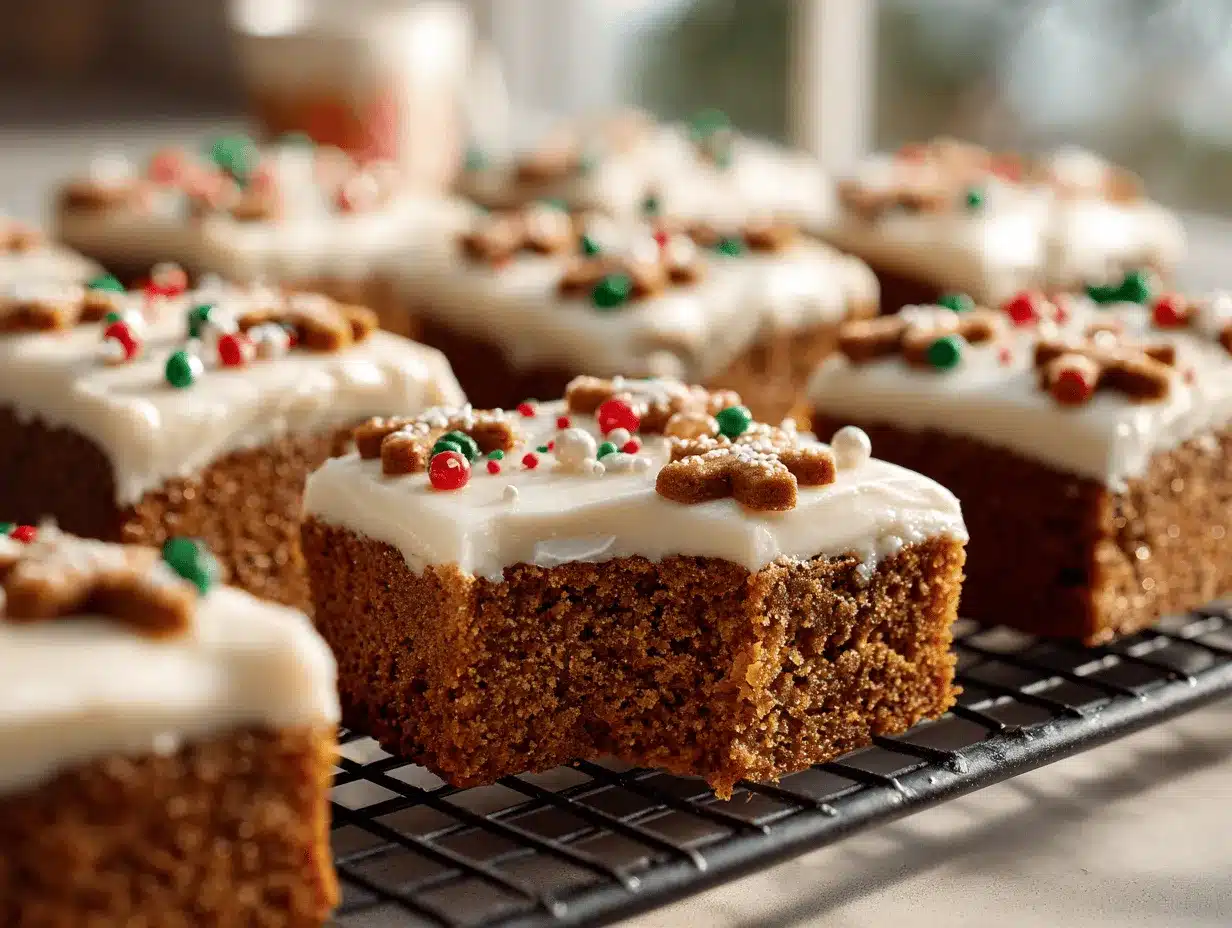 gingerbread bars recipe preparation steps