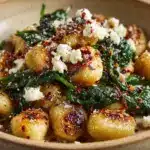 Gnocchi with Spinach and Feta - featured image