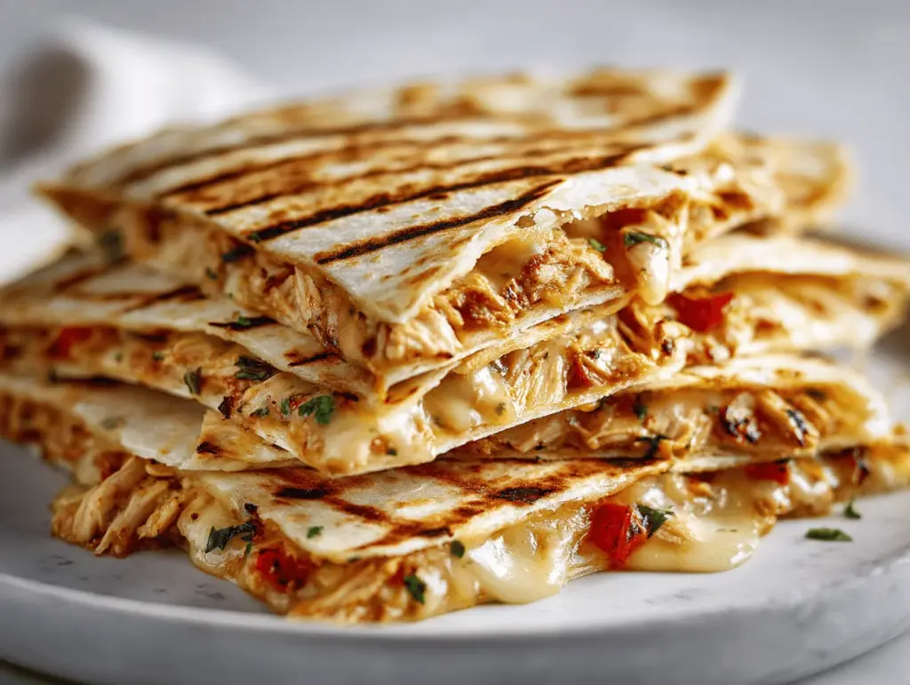 grilled chicken quesadilla - featured image