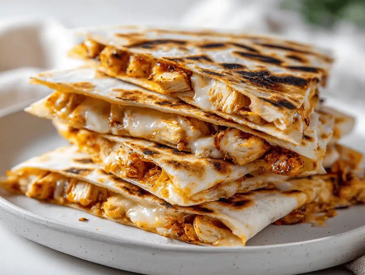 grilled chicken quesadilla preparation steps