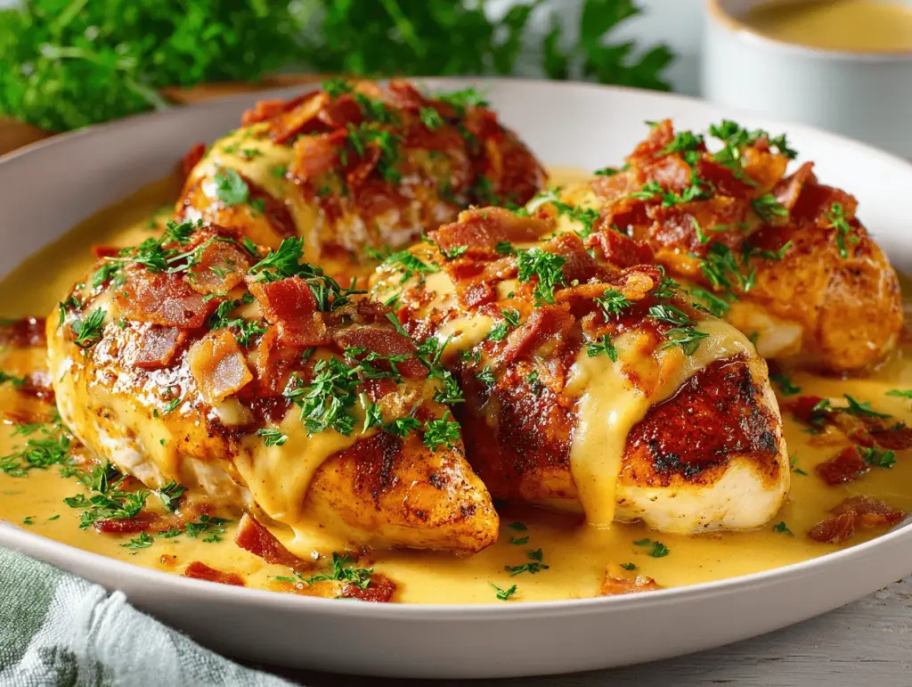 honey mustard Monterey chicken bake - featured image