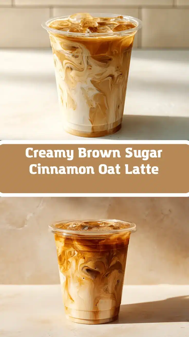 iced brown sugar cinnamon oat milk latte recipe