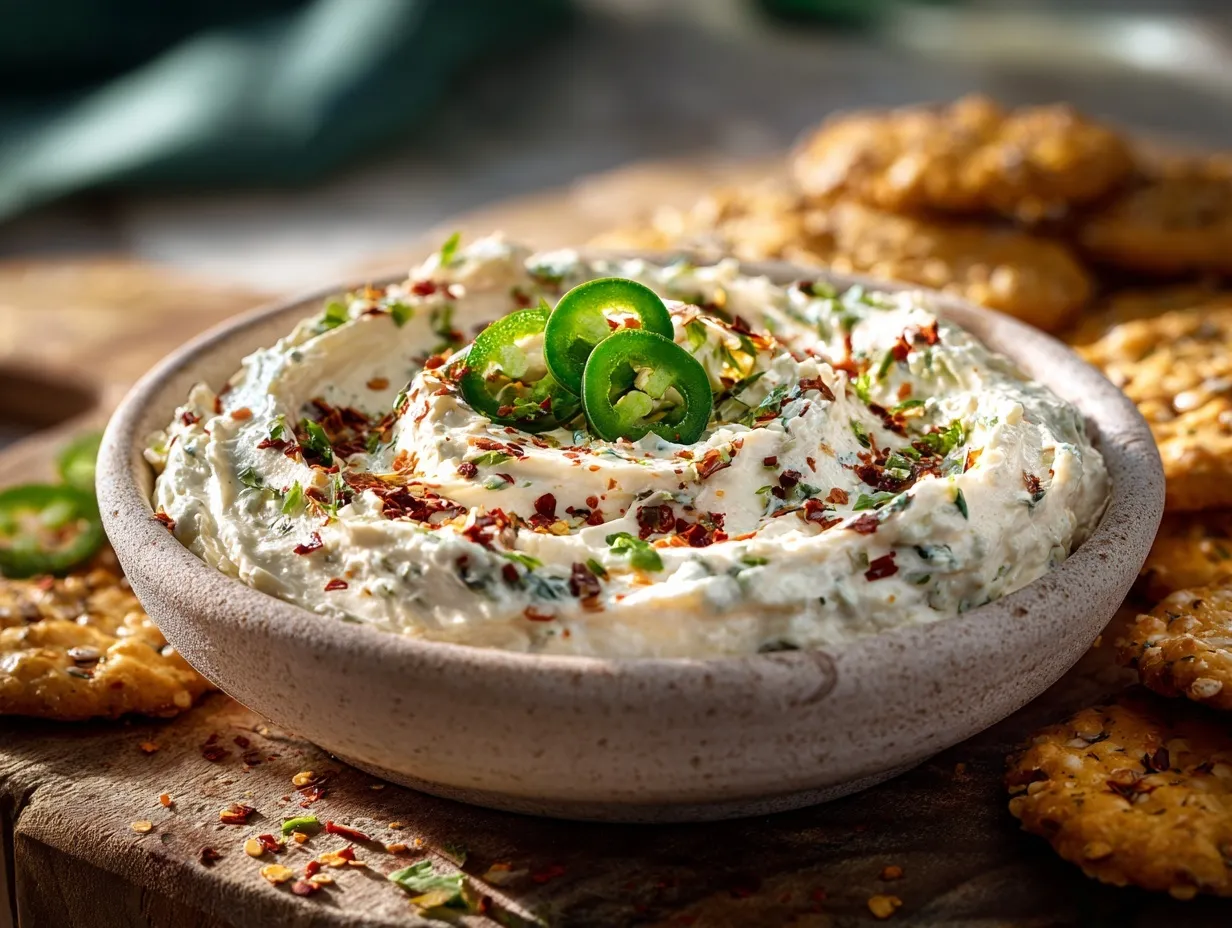 Jalapeno Cream Cheese Dip preparation steps