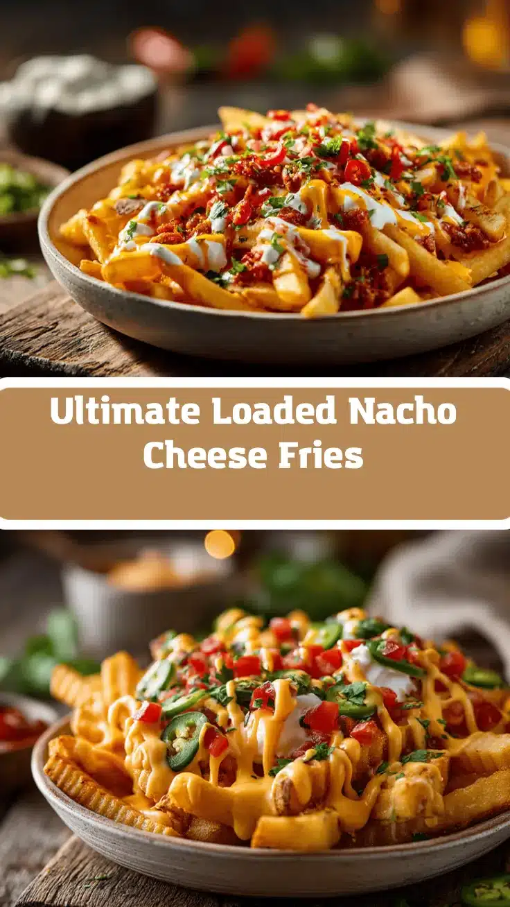 loaded nacho cheese fries recipe