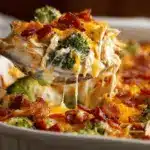 low carb chicken casserole - featured image