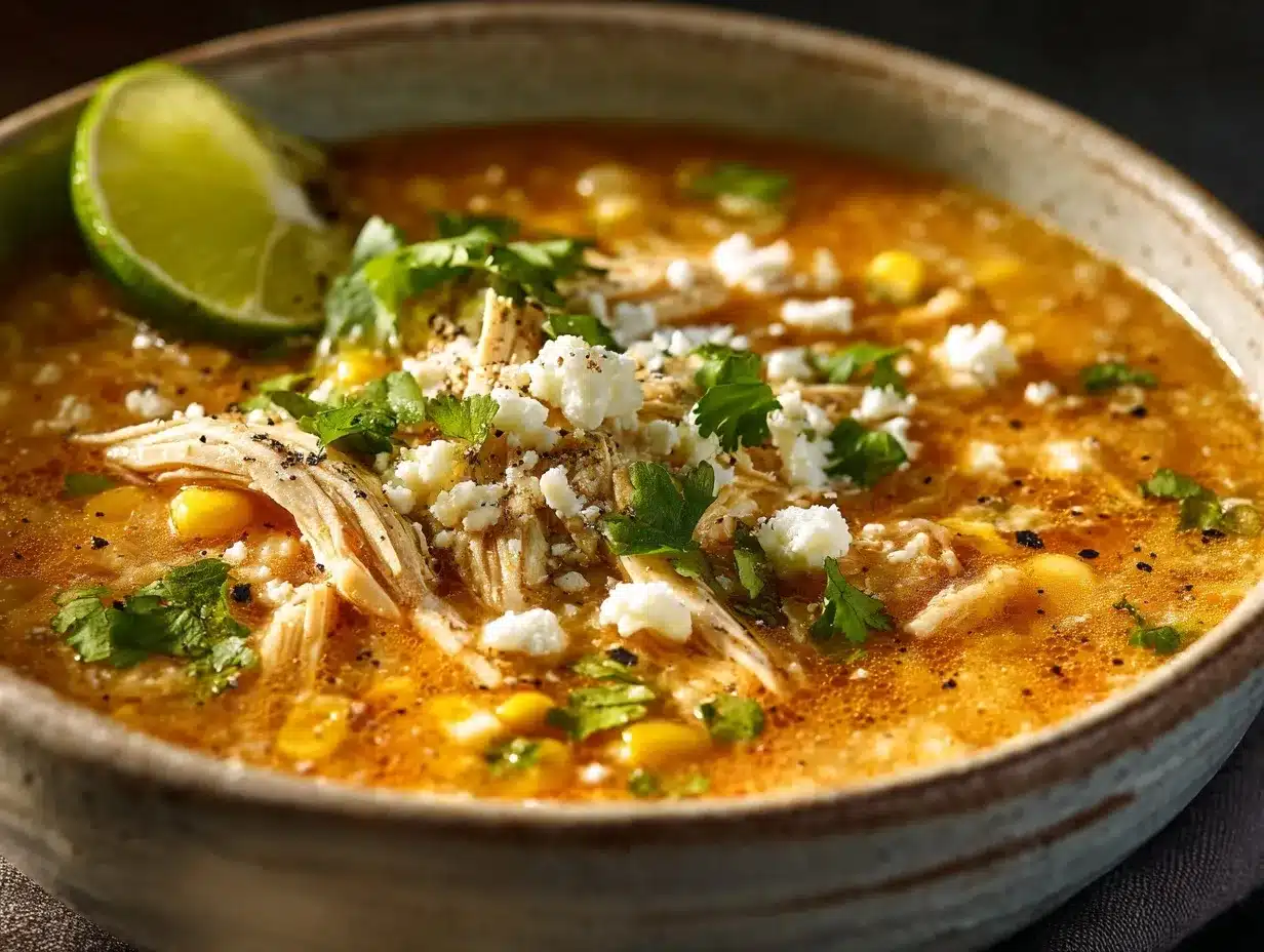 Mexican street corn soup preparation steps