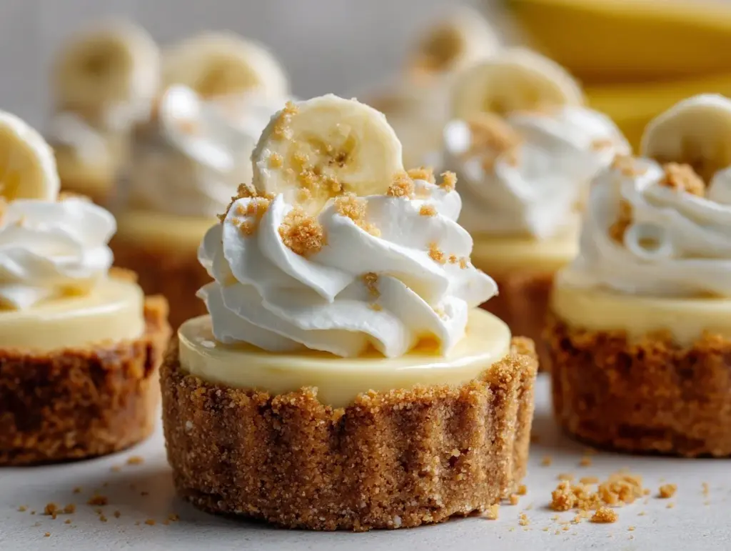 Mini Banana Cream Pies - featured image