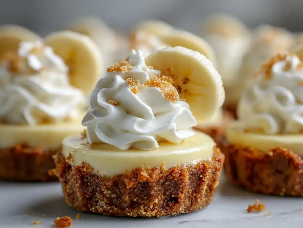 Mini Banana Cream Pies preparation steps