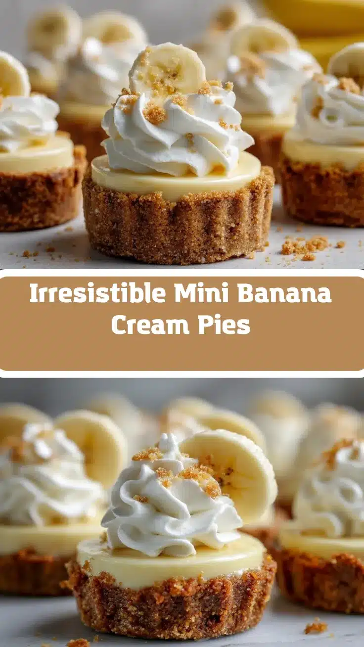 Mini Banana Cream Pies recipe