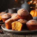 mini pumpkin muffins - featured image