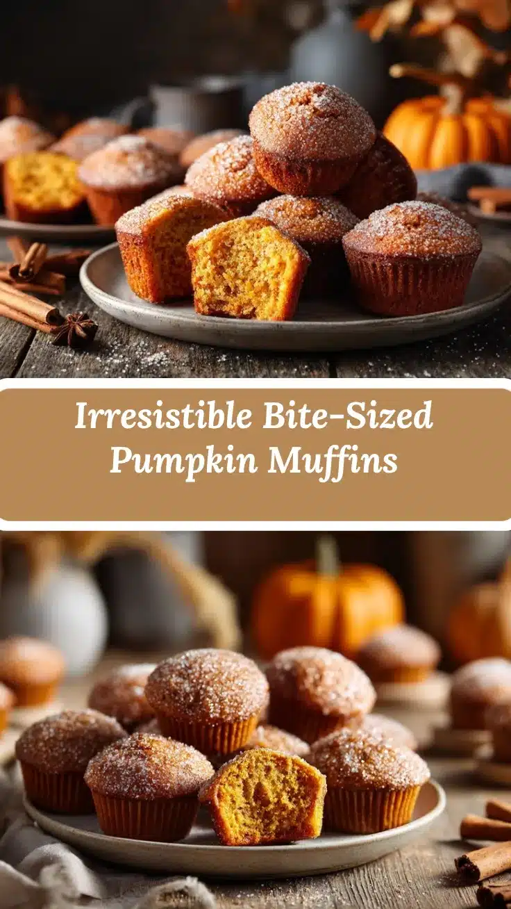 mini pumpkin muffins recipe