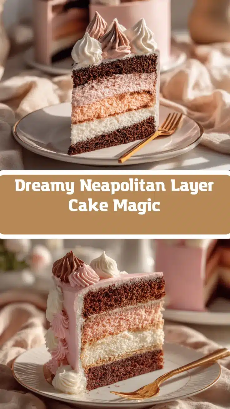 Neapolitan cake recipe recipe