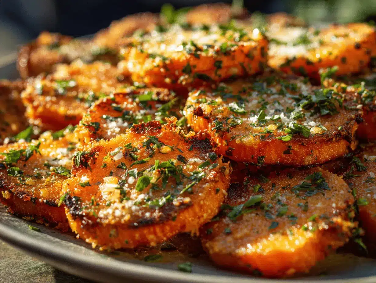 parmesan garlic smashed carrots preparation steps