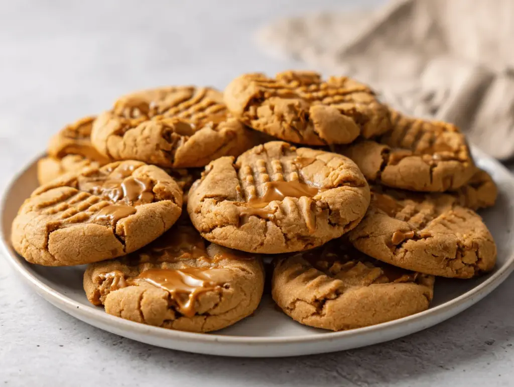 peanut butter cookies recipe - featured image
