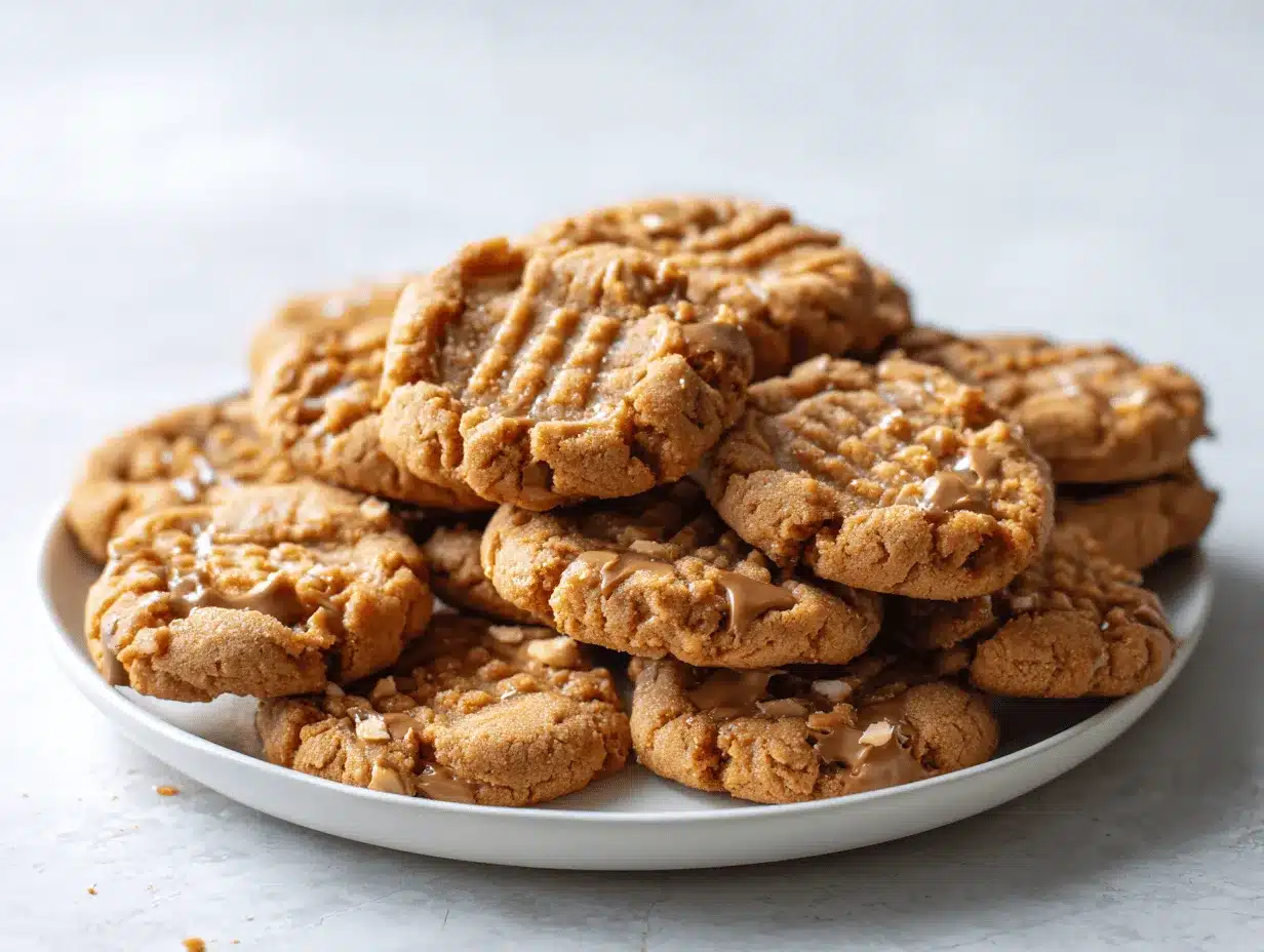 peanut butter cookies recipe preparation steps