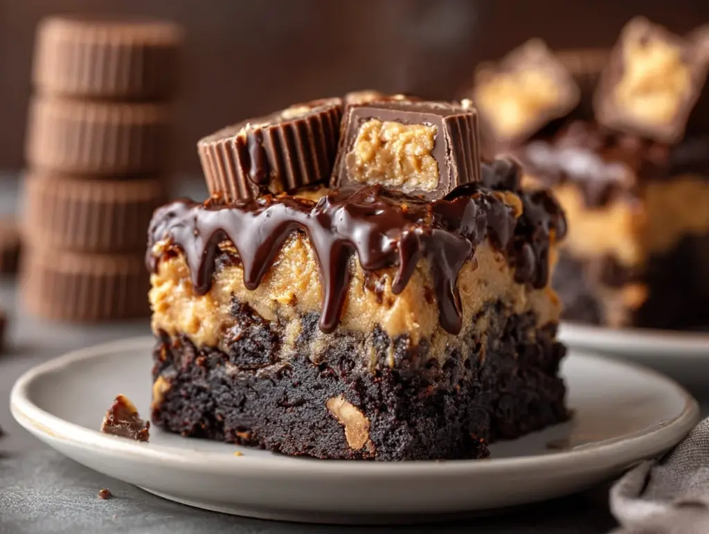 Peanut Butter Cup Dump Cake - featured image
