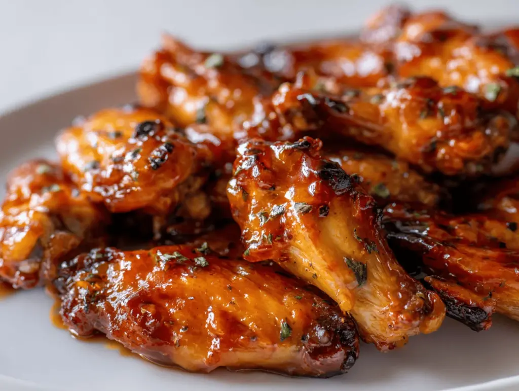 pineapple-teriyaki chicken wings - featured image