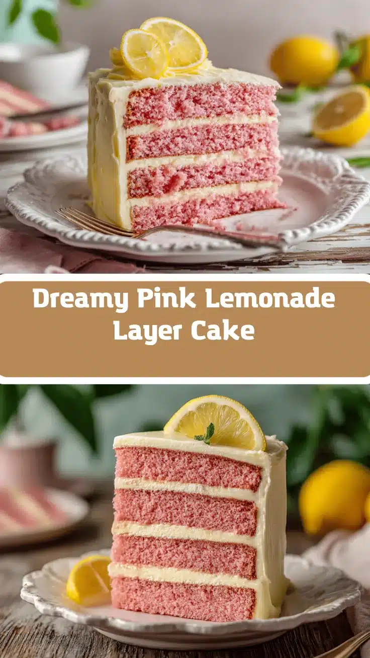 Pink Lemonade Layer Cake recipe