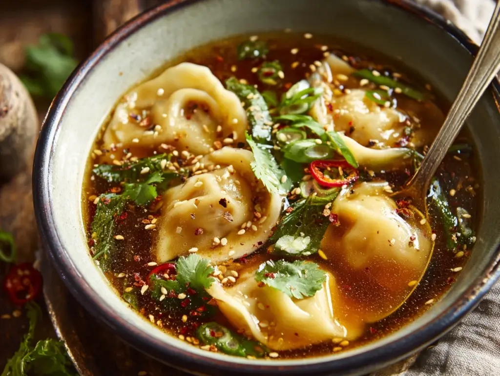Potsticker Soup Recipe - featured image