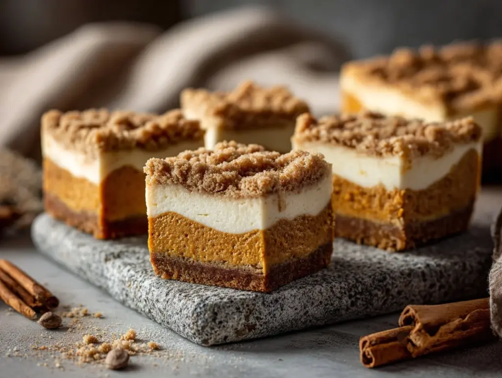 Pumpkin Cheesecake Bars - featured image