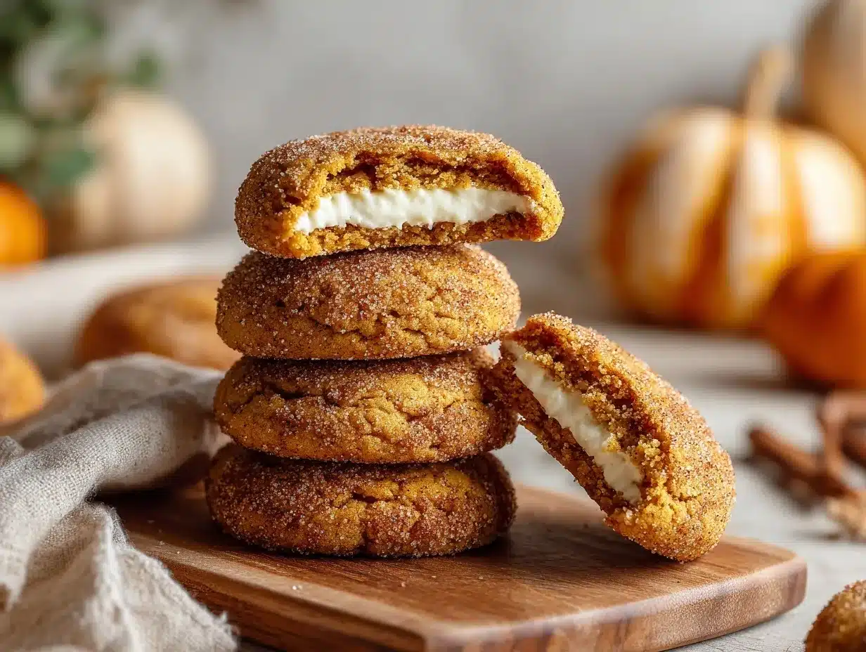 Pumpkin Cheesecake Cookies preparation steps