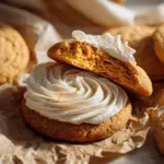pumpkin cheesecake stuffed sugar cookies - featured image