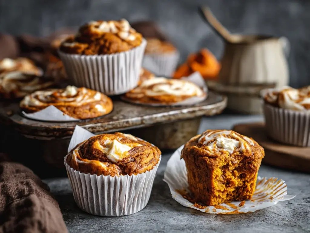 Pumpkin Cream Cheese Muffins - featured image