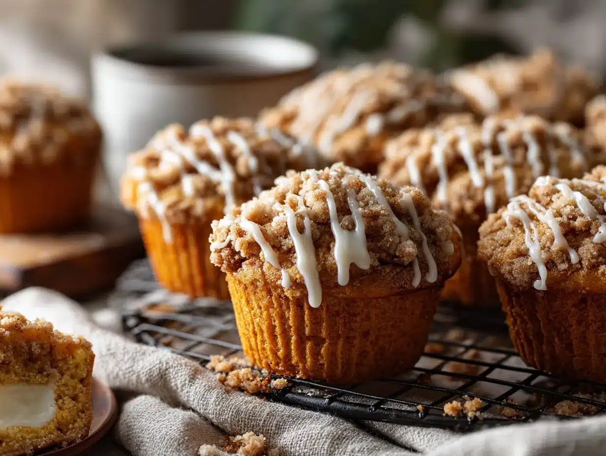 Pumpkin Cream Cheese Muffins preparation steps
