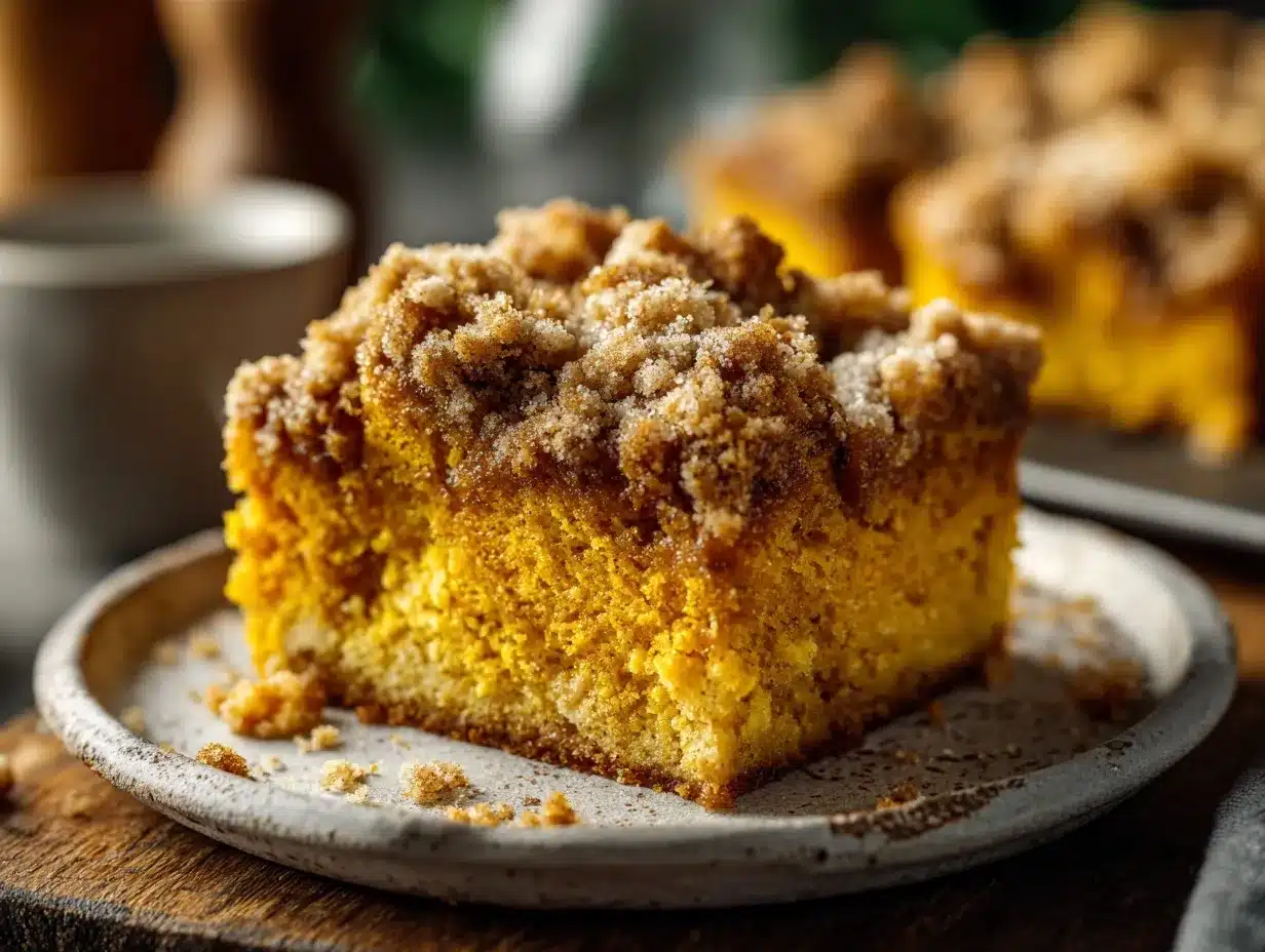 Pumpkin Crumb Cake preparation steps