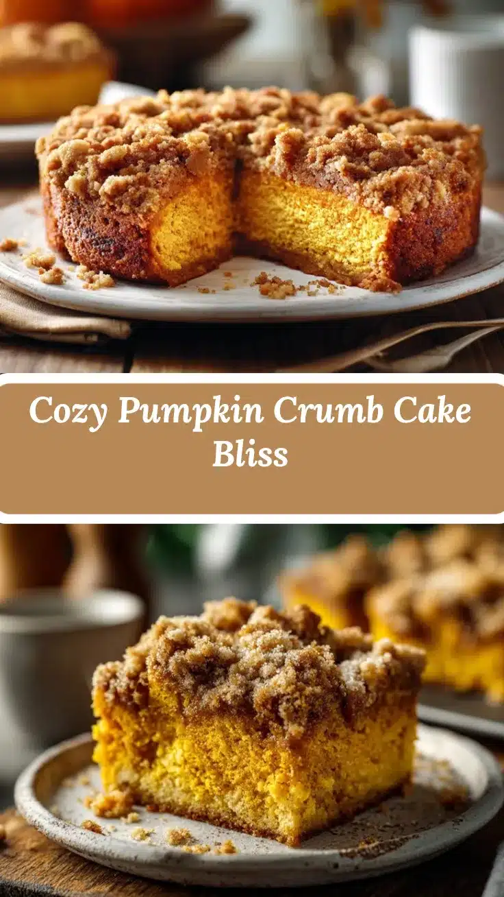 Pumpkin Crumb Cake recipe