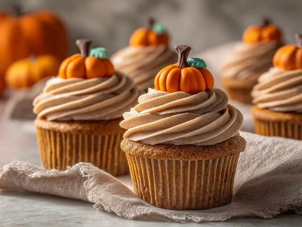 pumpkin cupcakes - featured image