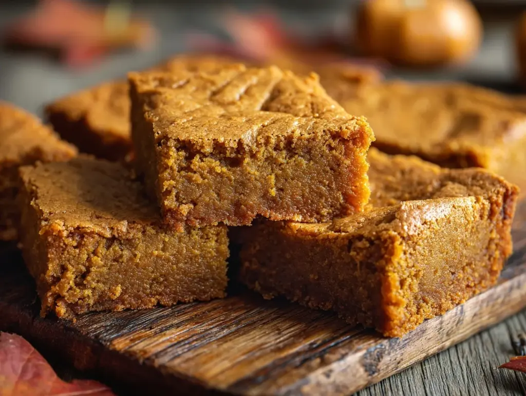Pumpkin Maple Blondies - featured image