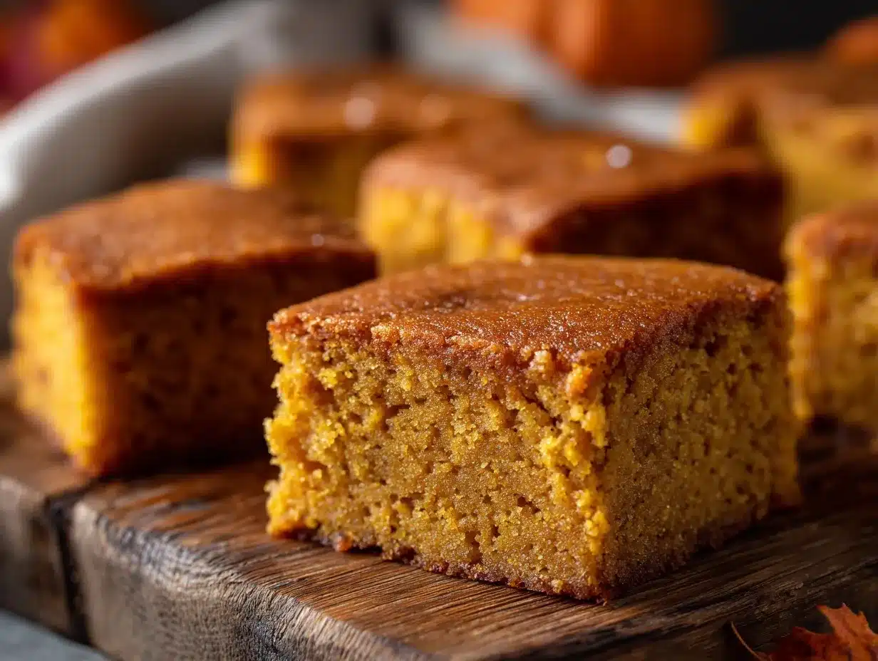 Pumpkin Maple Blondies preparation steps