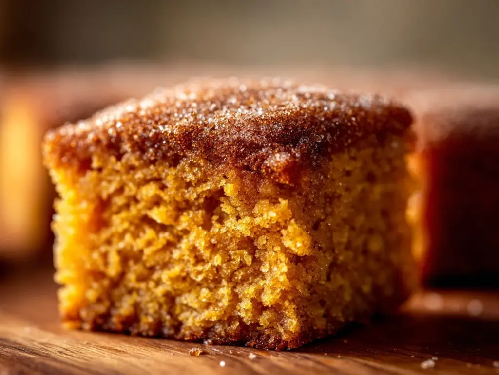 Pumpkin Snickerdoodle Snack Cake - featured image