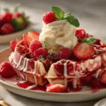 red velvet marble waffles - featured image