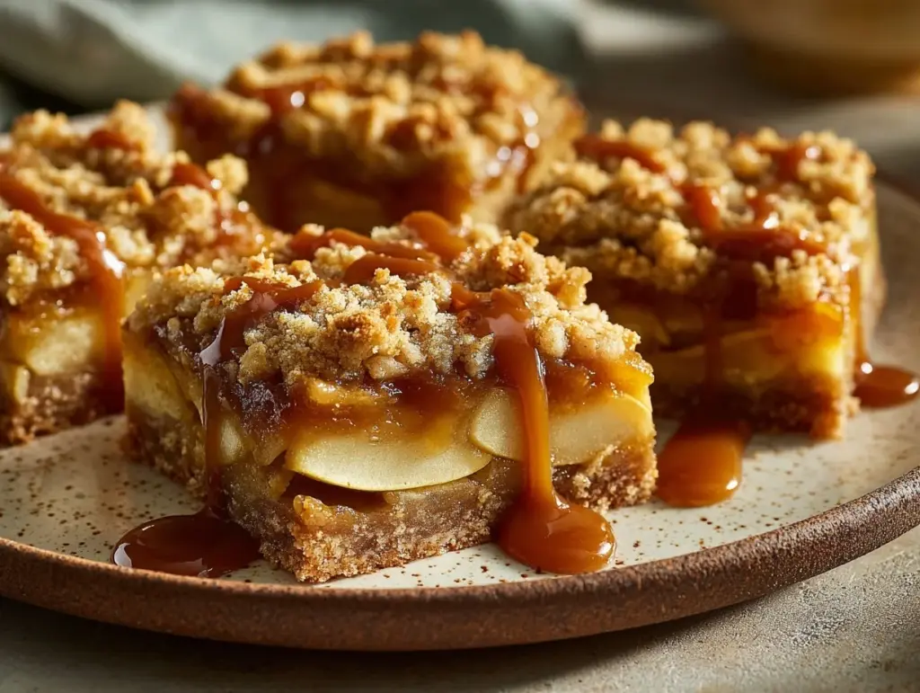 Salted Caramel Apple Bars - featured image