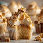 Salted Caramel Crunch Butterbeer Cupcakes - featured image