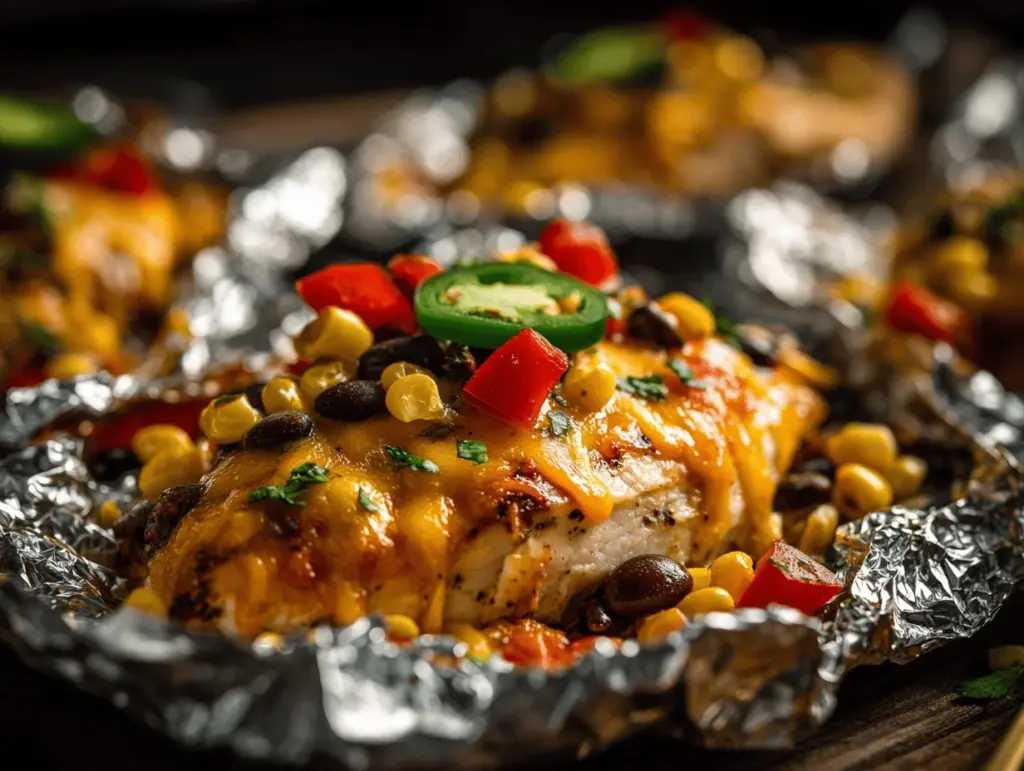 Santa Fe Chicken Foil Packets - featured image