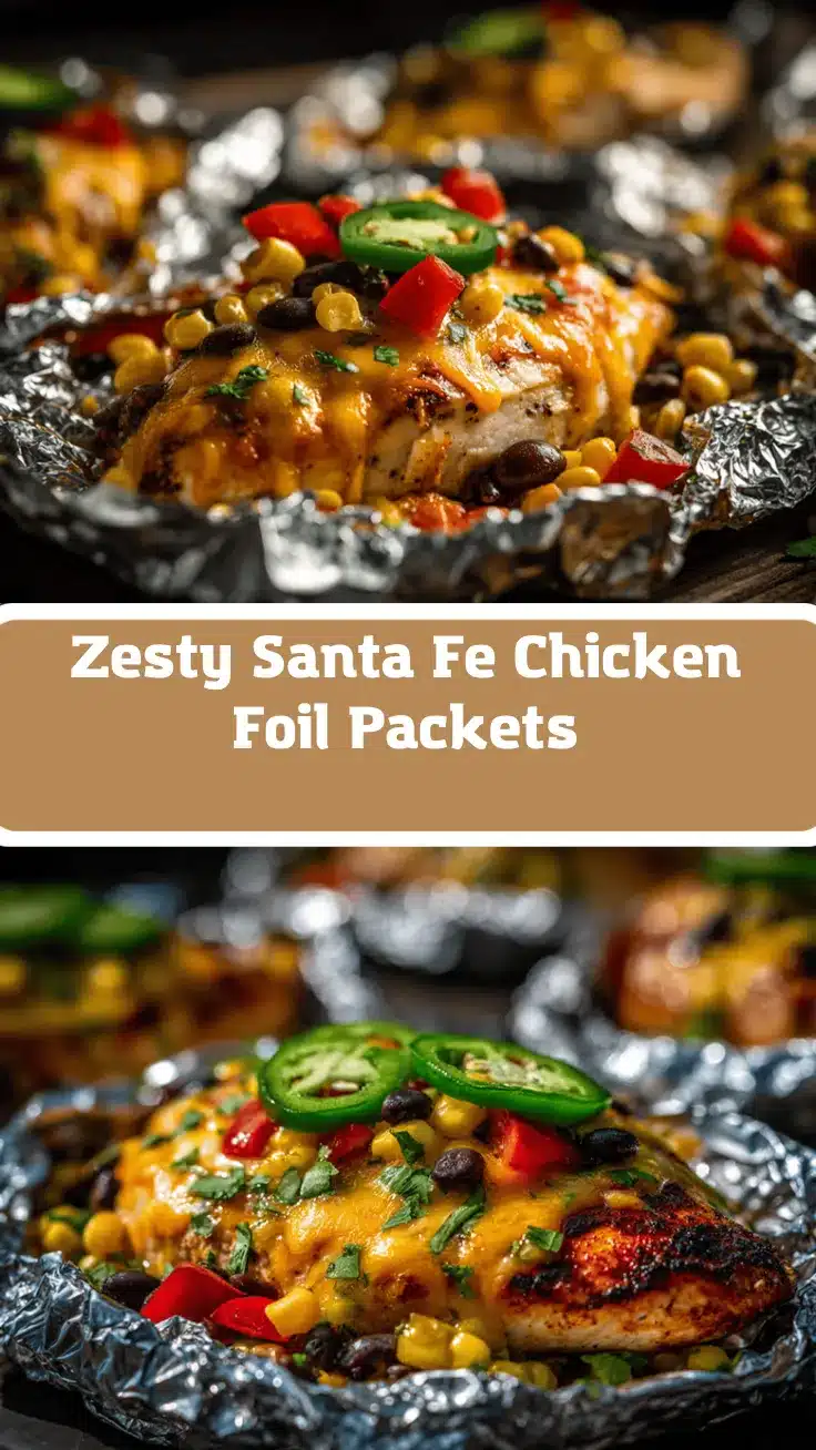 Santa Fe Chicken Foil Packets recipe