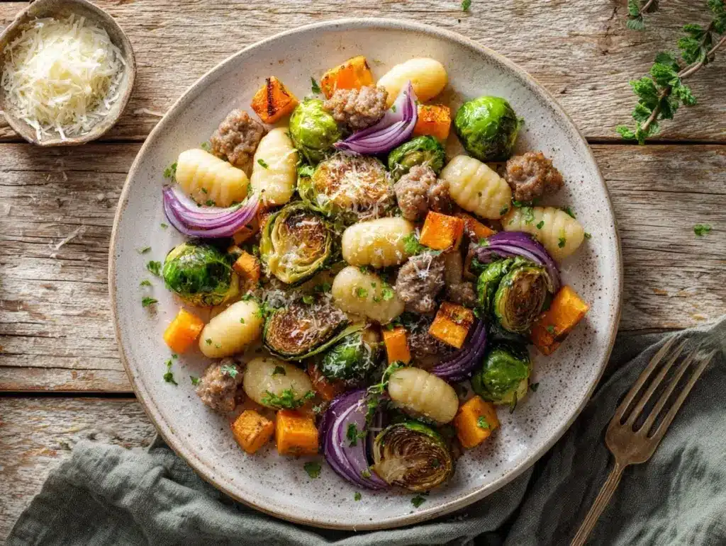 sheet pan gnocchi - featured image