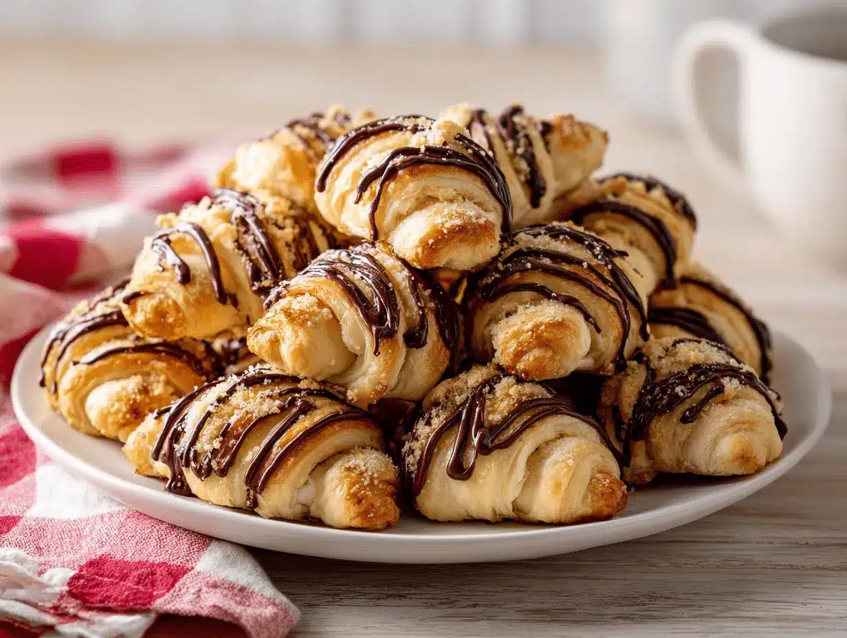 smores crescent rolls preparation steps