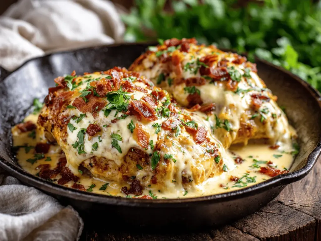 smothered chicken recipe - featured image