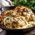 smothered chicken recipe - featured image