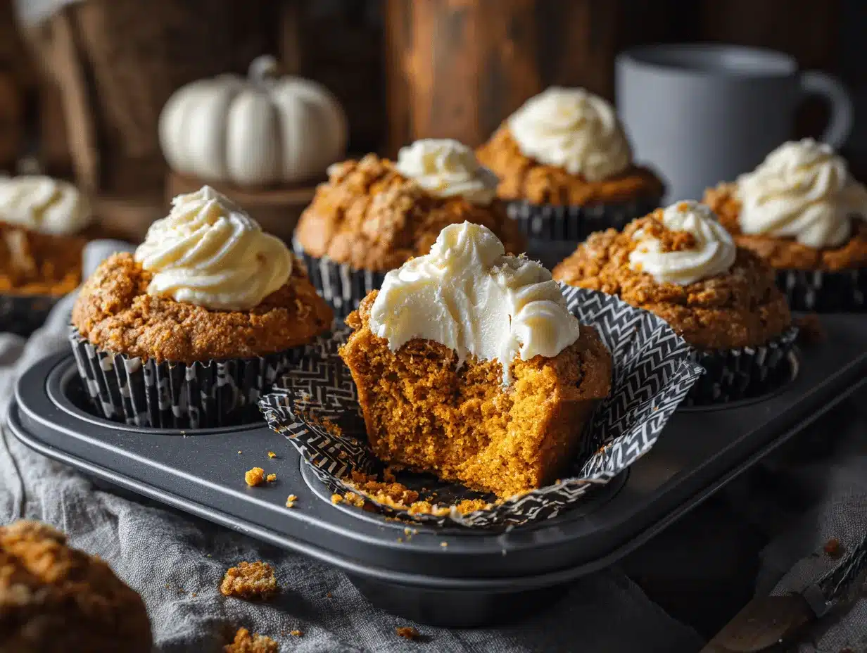 Starbucks pumpkin cream cheese muffins preparation steps