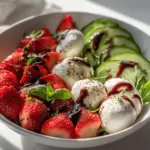 Strawberry Cucumber Caprese Salad - featured image