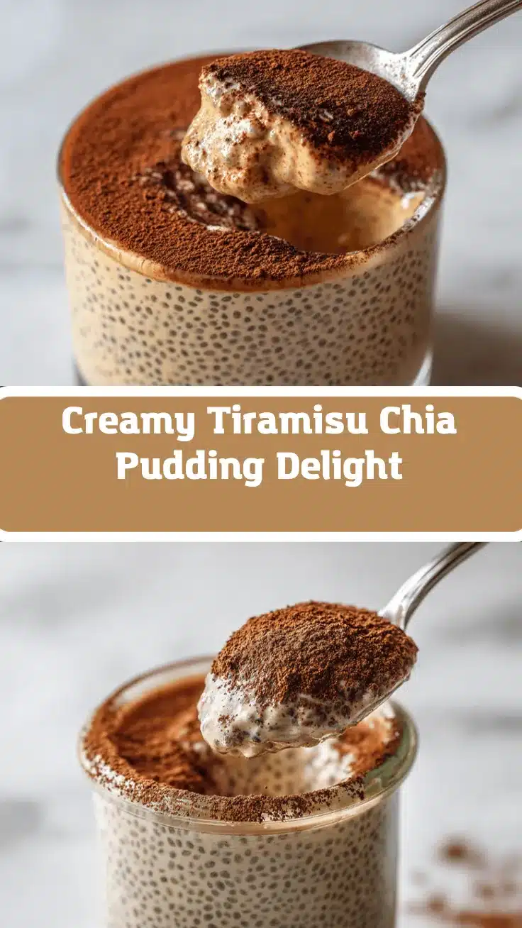tiramisu chia pudding recipe